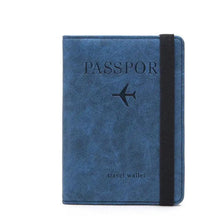 Load image into Gallery viewer, Luxury Leather Passport Elegant Cover Travel Passport Wallet Holder Document Organizer Case Men And Women Accessories
