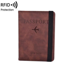 Load image into Gallery viewer, Luxury Leather Passport Elegant Cover Travel Passport Wallet Holder Document Organizer Case Men And Women Accessories
