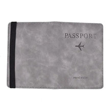 Load image into Gallery viewer, Luxury Leather Passport Elegant Cover Travel Passport Wallet Holder Document Organizer Case Men And Women Accessories
