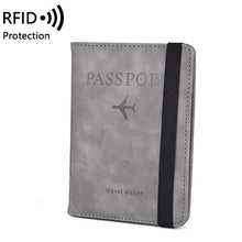 Load image into Gallery viewer, Luxury Leather Passport Elegant Cover Travel Passport Wallet Holder Document Organizer Case Men And Women Accessories
