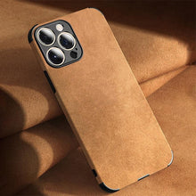 Load image into Gallery viewer, Luxury Leather Phone Case For iPhone 14 13 12 11 Pro Max Mini X XS XR 7 8 Plus SE Retro Solid Color Soft Silicone Cover PU Leather Classic Luxury Business Slim Cover Non-Slip Anti Scratch Full Protective Phone Cases
