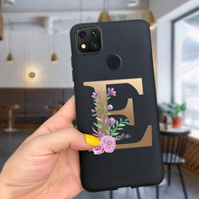 Load image into Gallery viewer, Luxury Letters Case For Xiaomi Redmi 9C 9 C NFC Case Shockproof Bumper Soft Phone Case For Redmi 9 9c 9a Redmi9A 9C 9 Back Cover Alphabet Soft Matte Liquid Silicone Slim Phone Case

