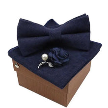 Load image into Gallery viewer, Luxury Men Cotton Colorful Bowtie Elegant Design Perfect Gifts For Men Fashionable Party Bowtie
