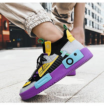 Load image into Gallery viewer, Luxury Mens Sneakers Casual Shoes Modern Trainer Race Off Walking Tennis Breathable Athletic Shoes Men Gym Casual Sneakers Slip On Sport Sneakers

