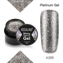 Load image into Gallery viewer, Luxury Modern Crystal Shiny Gel Nail Polish Painting Nails Art Design Diamond Manicure Gel Luxury Design For Women and Girls
