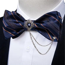 Load image into Gallery viewer, Luxury Pink Solid Men Bow Tie Silk Business Wedding Elegant Bowtie For Men Unique Desing For Every Occasion
