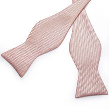 Load image into Gallery viewer, Luxury Pink Solid Men Bow Tie Silk Business Wedding Elegant Bowtie For Men Unique Desing For Every Occasion
