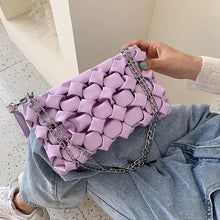 Load image into Gallery viewer, Luxury Purses Handbags Clutches And Shoulder Bags For Women And Girls Designer Leather Crossbody Metal Chain Bag
