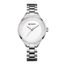 Load image into Gallery viewer, Luxury Rose Gold Womens Watch Stainless Steel Wrist Watches Fashion Thin Quartz Ladies Watch Waterproof Stainless Steel Wrist Watch Elegant Round Design For Women

