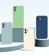 Load image into Gallery viewer, Luxury Silicone Case For iPhone 13 14 Pro Max Case For iPhone 13 Mini 13 14 Pro Cover Mobile Phone Case Silicone Back Cover For iPhone Anti-Scratch Slim iPhone Case For Women And Men
