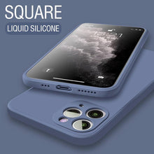 Load image into Gallery viewer, Luxury Silicone Case For iPhone 13 14 Pro Max Case For iPhone 13 Mini 13 14 Pro Cover Mobile Phone Case Silicone Back Cover For iPhone Anti-Scratch Slim iPhone Case For Women And Men
