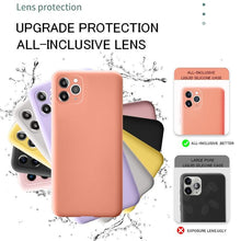 Load image into Gallery viewer, Luxury Silicone Case For iPhone 13 14 Pro Max Case For iPhone 13 Mini 13 14 Pro Cover Mobile Phone Case Silicone Back Cover For iPhone Anti-Scratch Slim iPhone Case For Women And Men
