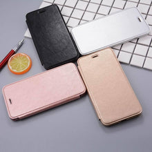 Load image into Gallery viewer, Luxury Slim Leather Wallet Flip Case For iPhone 14 Pro 13 12 Card Holder Cover Shock-Absorption Anti-Scratch Bumper Back Cover for New iPhone
