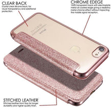 Load image into Gallery viewer, Luxury Slim Leather Wallet Flip Case For iPhone 14 Pro 13 12 Card Holder Cover Shock-Absorption Anti-Scratch Bumper Back Cover for New iPhone
