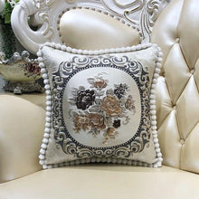 Load image into Gallery viewer, Luxury Sofa Pillow Case Living Room Pillows Bedside Backrest European Classical Aristocratic Style Throw Breathable Pillow Cases Lightweight Large Pillow Cover
