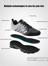 Load image into Gallery viewer, Luxury Sport Mens Sneakers Mesh Breathable Casual Men Shoes Comfortable Non-Slip Shock Absorption Light Outdoor Walking Comfortable Running Sneakers

