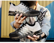 Load image into Gallery viewer, Luxury Sport Mens Sneakers Mesh Breathable Casual Men Shoes Comfortable Non-Slip Shock Absorption Light Outdoor Walking Comfortable Running Sneakers
