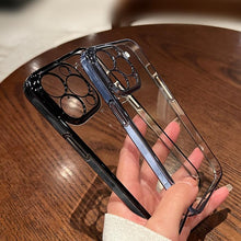 Load image into Gallery viewer, Luxury Square Transparent Case For iPhone  11 Pro Max Mini XR X XS Max 8 7 Plus Silicone Cover Protection Non-Yellowing Shockproof Phone Case for iPhone Elegant Transaprent Design For Iphone
