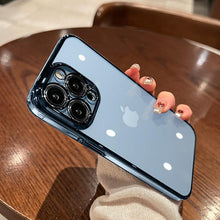 Load image into Gallery viewer, Luxury Square Transparent Case For iPhone  11 Pro Max Mini XR X XS Max 8 7 Plus Silicone Cover Protection Non-Yellowing Shockproof Phone Case for iPhone Elegant Transaprent Design For Iphone
