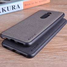 Load image into Gallery viewer, Luxury Textile Cloth Leather Skin Phone Case Cover For Xiaomi Redmi 5 5 Plus Luxury Textile Leather Skin Soft Hard Cover For Xiaomi Redmi 5 Plus Case Shockproof Durable Material Vintage New Design Leather Phone Case
