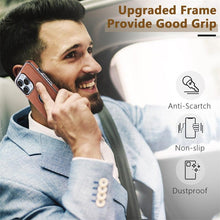Load image into Gallery viewer, Luxury Texture Leather Case for iPhone 14 Pro MAX Plus Case With Hole Silicone Full Protection Back Cover Thin Flexible Soft Grip Luxury PU Leather Cover  Durable Anti-Scratch Full Phone Cases
