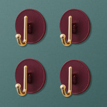Load image into Gallery viewer, Luxury Wall Hooks Without Punching Self-Adhesive Suitable for Kitchen and Bathroom key Holder Seamless Hooks Behind The Door Wall Mounted Coat Rack Plastic Hook Home Decorative Small Hooks for Hanging Hat Coats Towel Jacket
