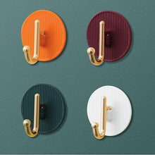 Load image into Gallery viewer, Luxury Wall Hooks Without Punching Self-Adhesive Suitable for Kitchen and Bathroom key Holder Seamless Hooks Behind The Door Wall Mounted Coat Rack Plastic Hook Home Decorative Small Hooks for Hanging Hat Coats Towel Jacket
