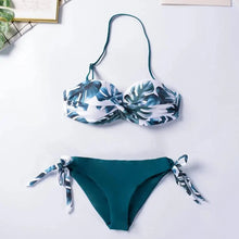 Load image into Gallery viewer, Luxury Woman Bikini Solid Color Bikini Women Swimwear Swimsuit Modern Female Bathing Suit Push Up Bikini Set Beachwear Swimsuit Women Push Up Bikinis Set Pink Swimwear Bandage Bathing Suits
