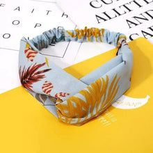 Load image into Gallery viewer, Luxury Women's Headband Vintage Cross Knot Elastic Hair Bands Soft Solid Hairband Girls Hair Accessories Floral Turban Bandanas Head Wrap
