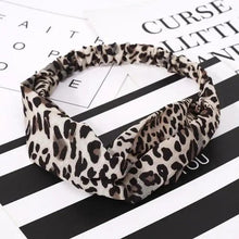 Load image into Gallery viewer, Luxury Women's Headband Vintage Cross Knot Elastic Hair Bands Soft Solid Hairband Girls Hair Accessories Floral Turban Bandanas Head Wrap

