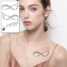 Load image into Gallery viewer, Luxury Womens Different Temporary Waterproof Tattoo Sticker Feather Dandelion Tattoos For Makeup Party
