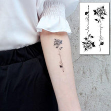 Load image into Gallery viewer, Luxury Womens Different Temporary Waterproof Tattoo Sticker Feather Dandelion Tattoos For Makeup Party

