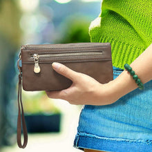 Load image into Gallery viewer, Luxury Women's Leather Clutch Wallet
