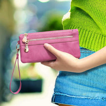 Load image into Gallery viewer, Luxury Women's Leather Clutch Wallet

