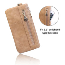 Load image into Gallery viewer, Luxury Women's Leather Clutch Wallet
