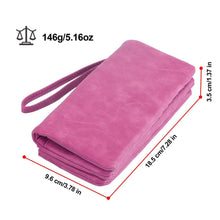 Load image into Gallery viewer, Luxury Women's Leather Clutch Wallet

