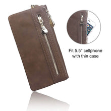 Load image into Gallery viewer, Luxury Women's Leather Clutch Wallet
