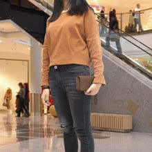 Load image into Gallery viewer, Luxury Women's Leather Clutch Wallet
