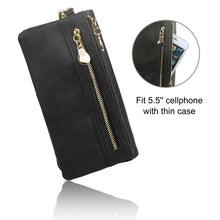 Load image into Gallery viewer, Luxury Women's Leather Clutch Wallet
