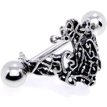 Load image into Gallery viewer, 16G 1/2 Rococo Ring Cuff Cartilage Earring
