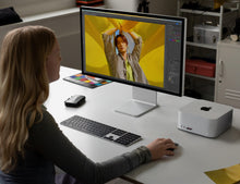 Load image into Gallery viewer, Mac Studio (2022) M1 Ultra – 64-Core GPU – 128GB RAM 8TB SSD | AppleCare+ 06/25
