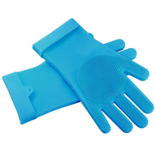 Load image into Gallery viewer, Magic Silicone Brush Dishwashing Gloves
