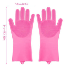 Load image into Gallery viewer, Magic Silicone Brush Dishwashing Gloves
