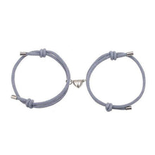 Load image into Gallery viewer, Magnet Attracts Couple Bracelet Heart Charm Jewelry Hand Woven Rope Handmade Bracelets With Mutual Attraction Magnetic Bells Friendship Rope Jewelry Bracelets

