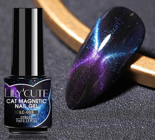 Load image into Gallery viewer, Magnetic 9D Cat Eye Gel Nail Polish Set UV LED Popular Chameleon Multi Color Salon Designs For Womens
