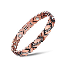 Load image into Gallery viewer, Magnetic Energy Therapy Pain Relief Copper Bracelet Unisex
