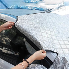 Load image into Gallery viewer, Magnetic Front Windscreen Sunshade Thickened Sunscreen Anti-UV Heat Insulation Snow Shield Cover
