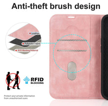 Load image into Gallery viewer, Magnetic Leather Wallet Phone Cover for iPhone 14 Plus 13 Pro Max 12 Mini for Wireless Charging Kickstand Card Case Magnetic Flip PU Leather Phone Case with Card Holder Slots Kickstand Shockproof Case
