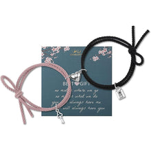 Load image into Gallery viewer, Magnetic Love Heart Attraction Couple Bracelets Distance Relationship Braid Rope Bracelet Magnet Matching Couples Mutual Attraction Couples Bracelets Matching Bracelets For Couples Magnetic Peach Heart Bracelet For Girlfriend
