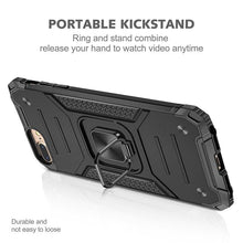 Load image into Gallery viewer, Magnetic Metal Ring Stand Holder Phone Case Cover For iPhone 11 12 13 14 Pro Max Xs XR X 8 7 6 6s Plus Rotating Ring Kickstand Fit Magnetic Car Mount Heavy Duty Dual Layer Shockproof Phone Case
